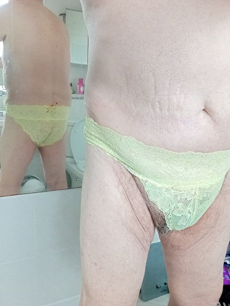 Larger lemon Lacey panties #2