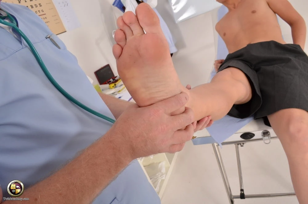 Young twink Alfie has his annual medical inspection #12