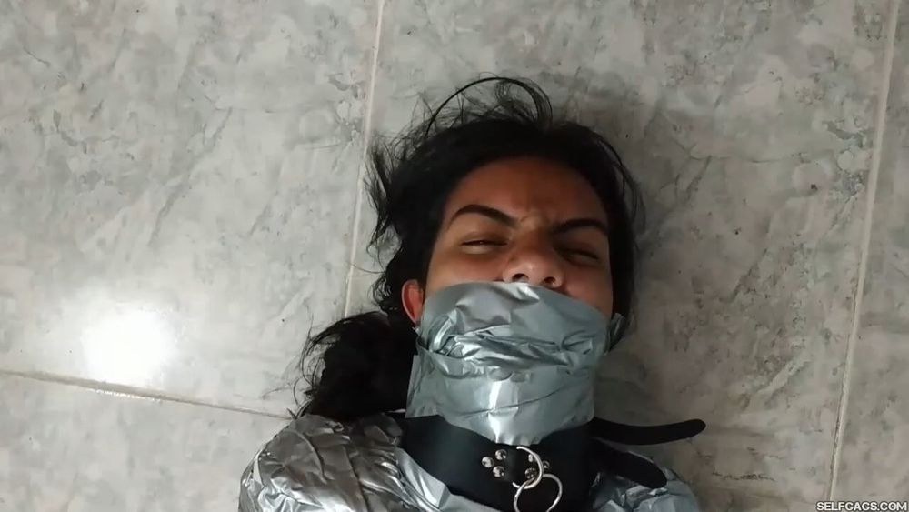 Heavily Duct Tape Mummified By Crazy Bondage Women #34