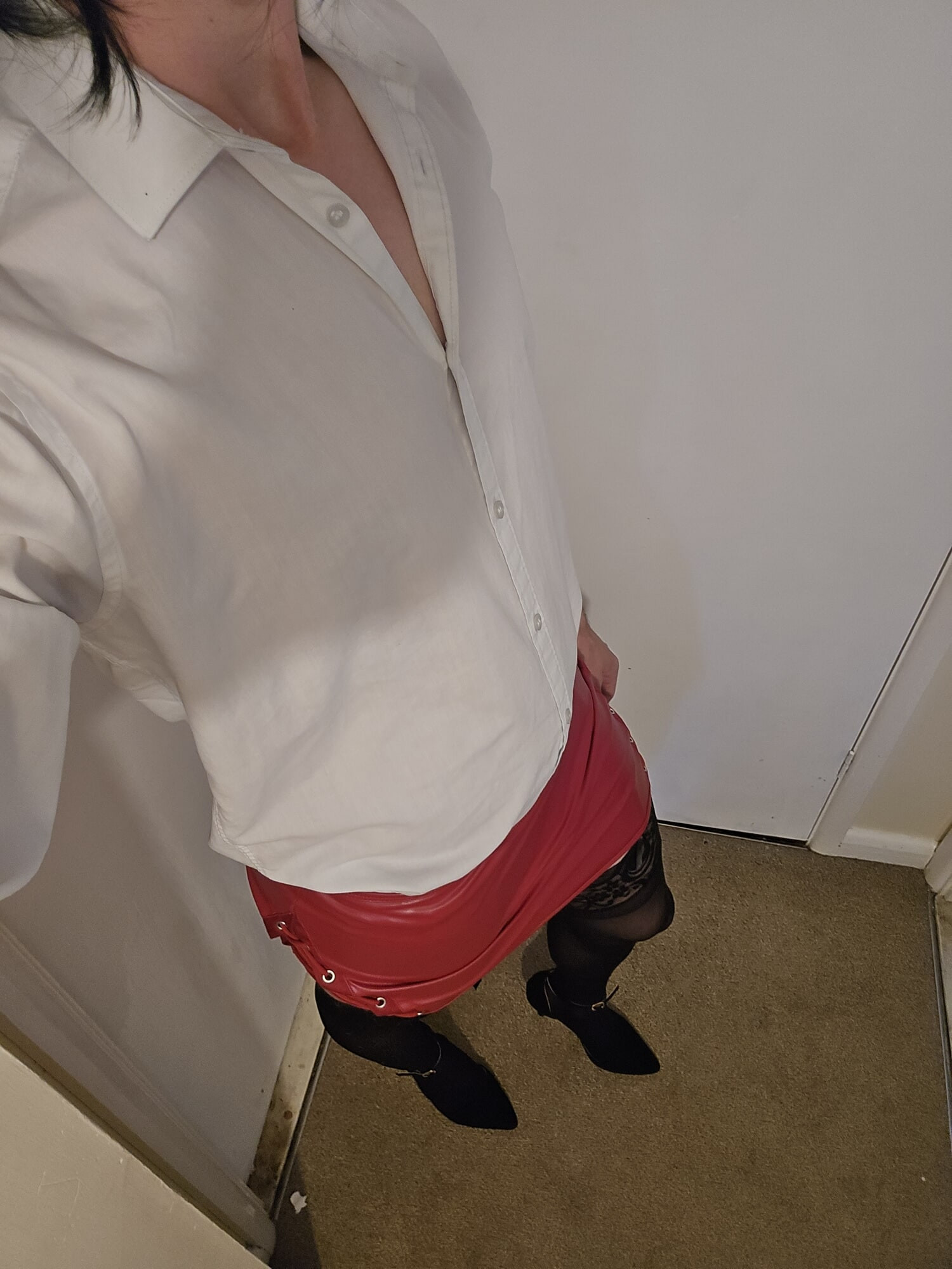 sissy in office cloths