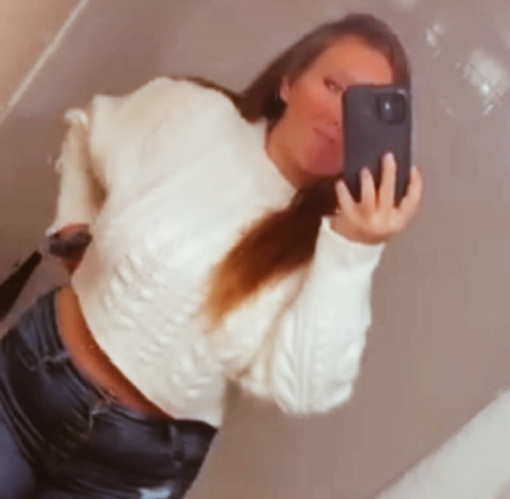 My 63f lesbian mistress had me fingering in a white sweater #33