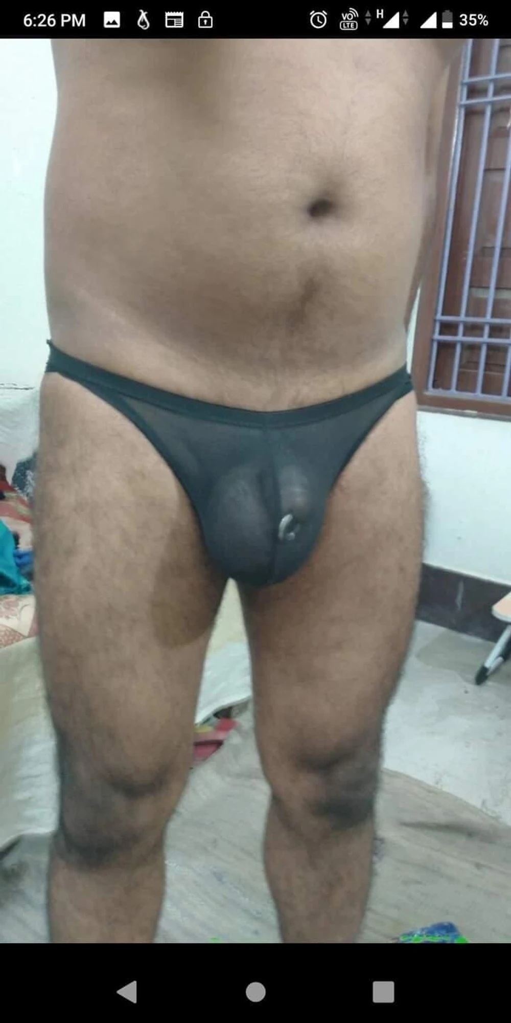 Huge ball and Pierced dick #2