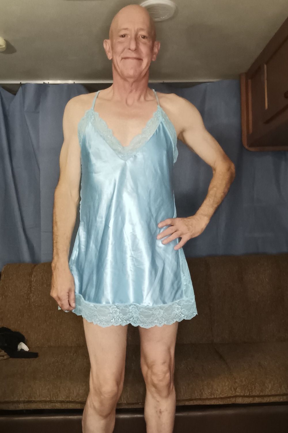 Faggot Andrew Brown Modelling Nighties #11