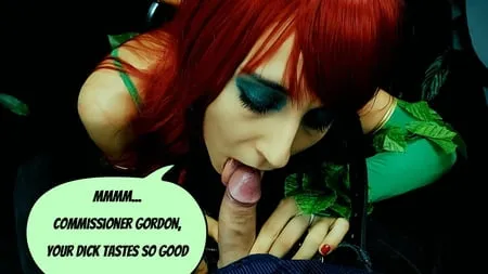 poison ivys oral creampie for jim gordon         