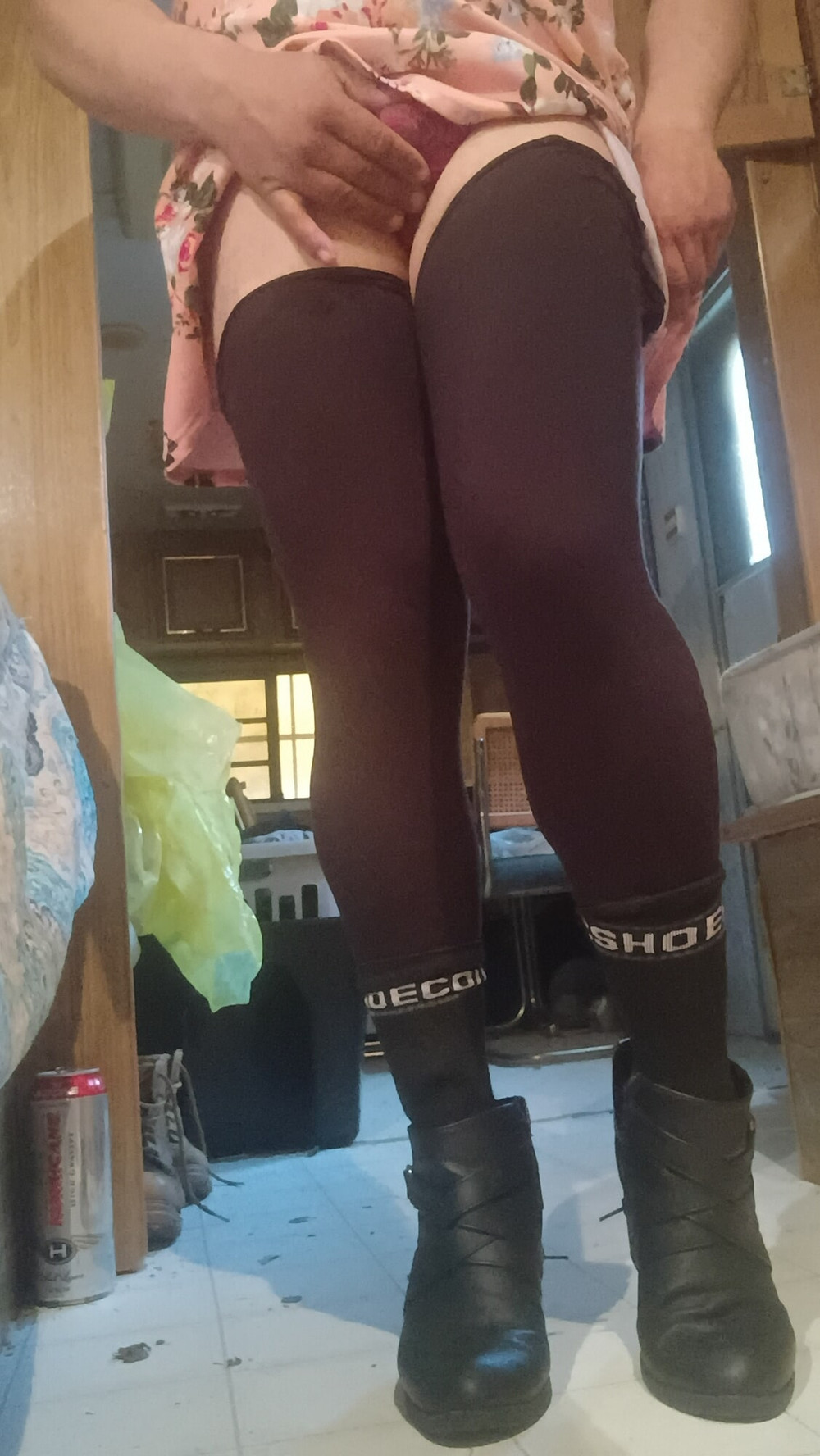 Sexy vestido en panty  #14