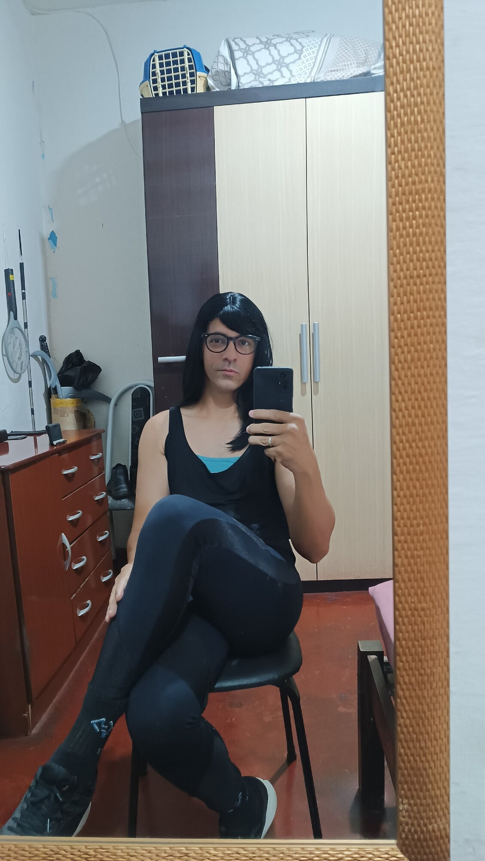 Sakura Nakamura Skinner Legging Gym  #12