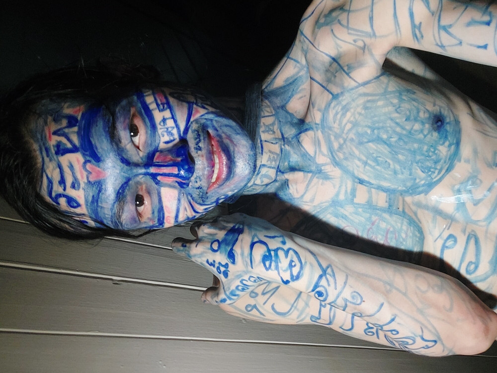 blue clown #7