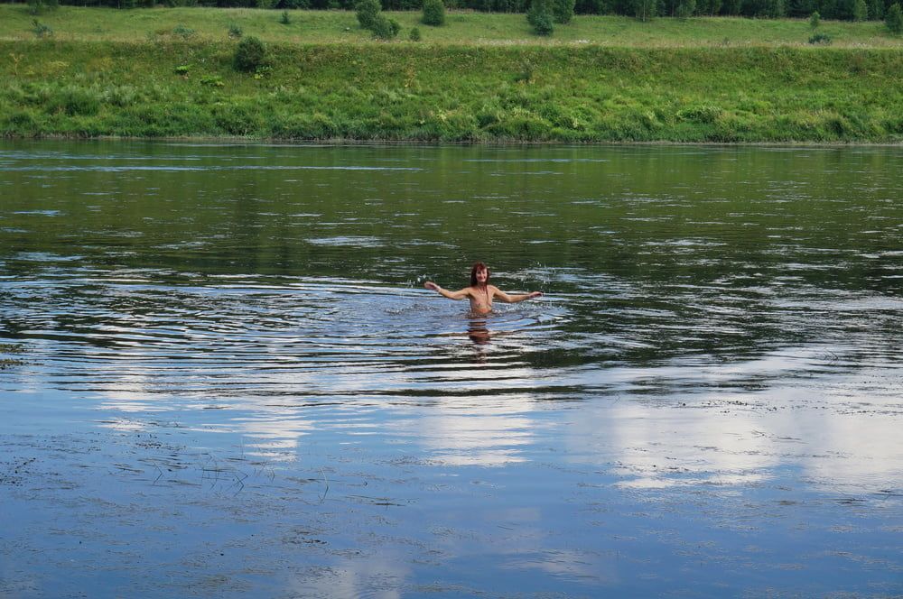 Nude Playing in Volga-river #52