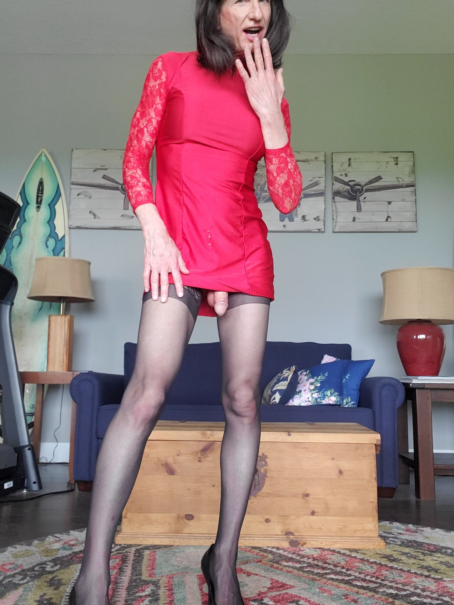 Red dress #4