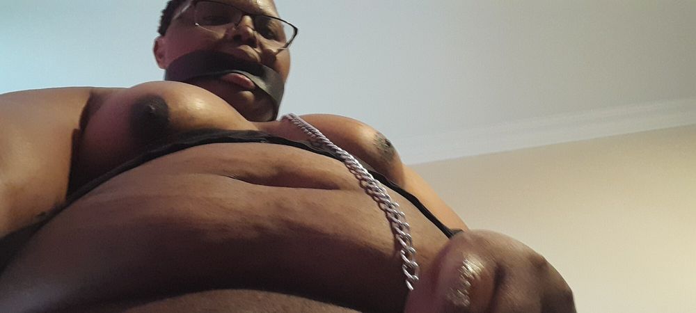 BBW Trans Chained and Gagged #10