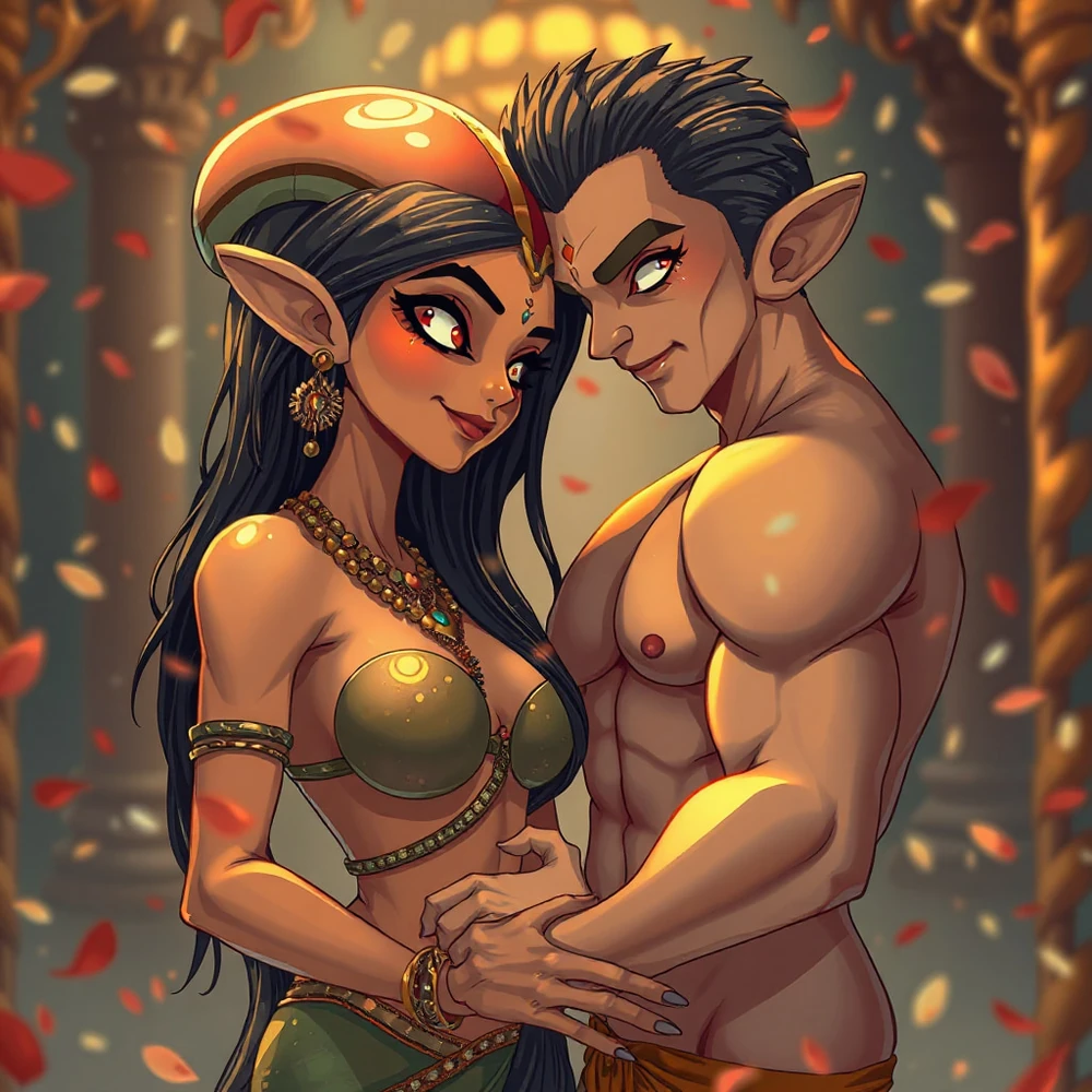 NSFW AI Alien Couples #59