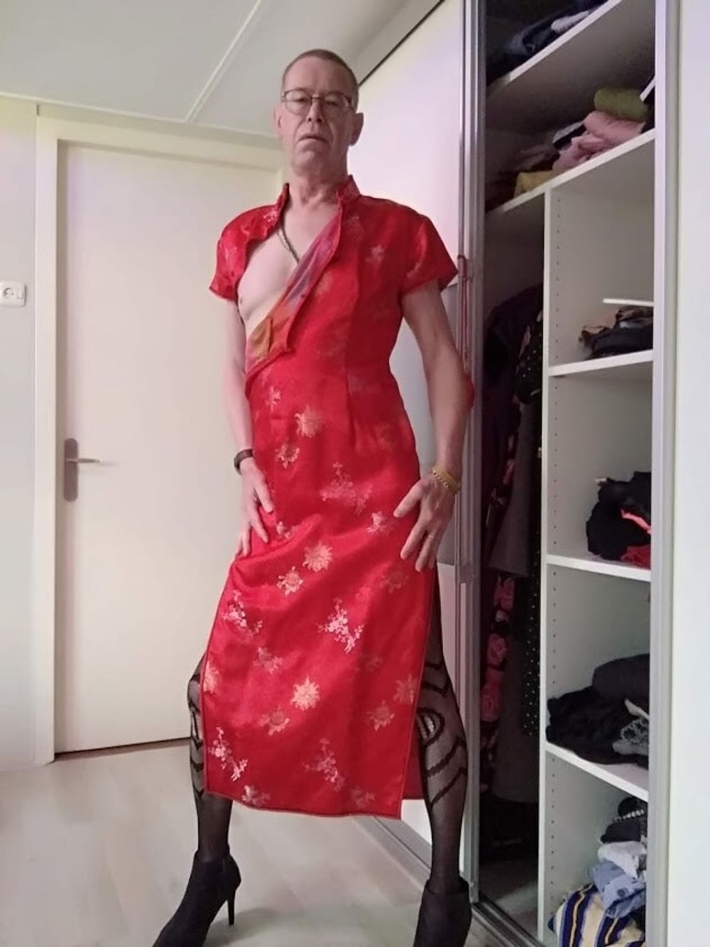 showing off in my red dress #2