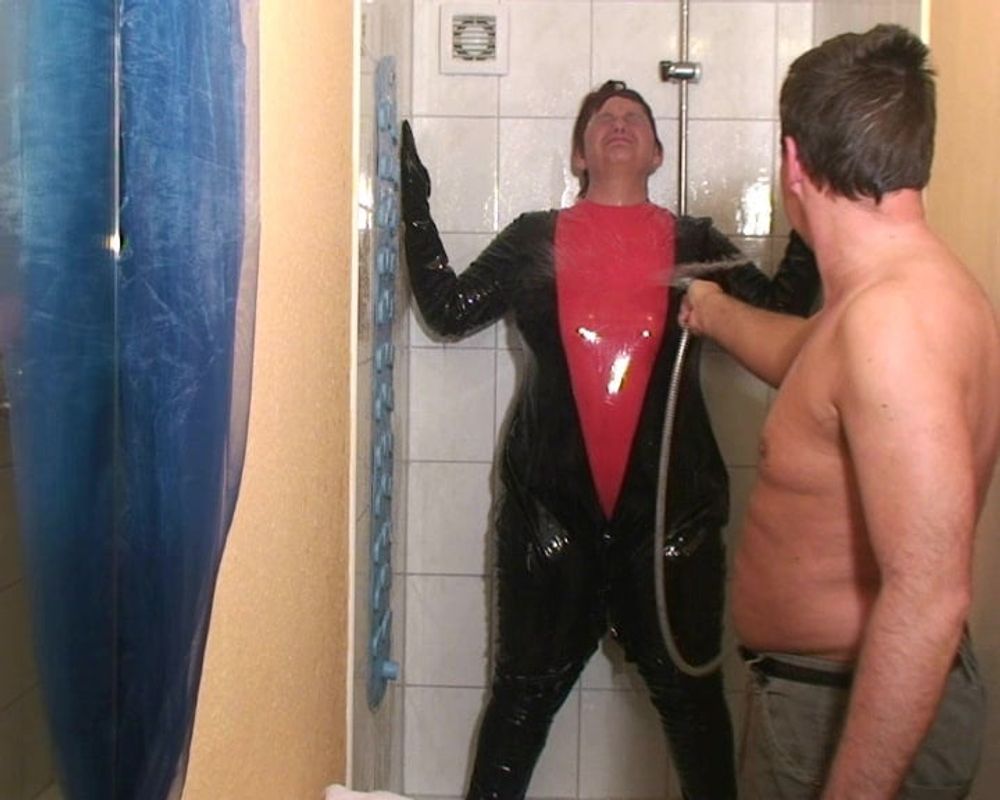 Punishment in the pvc suit #23