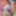 Lying back in red open crotch fishnets with dildo in rubbing #10