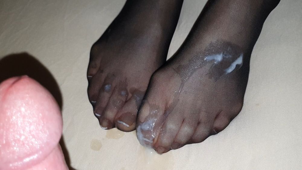 Semen on wife&#039;s feet all the time #34