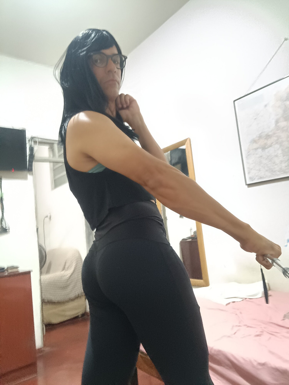 Sakura Nakamura Skinner Legging Gym  #31