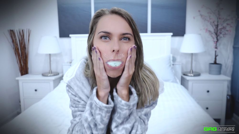 Chloe Toy - Self Gag Goes Wrong ( GagAttack.NL )  #4