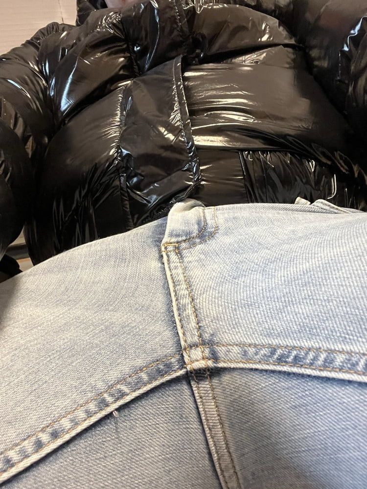Jeans Downjacket Puffy Jacket