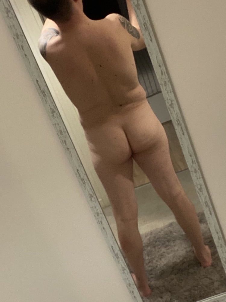 My cock and body in the mirror #9
