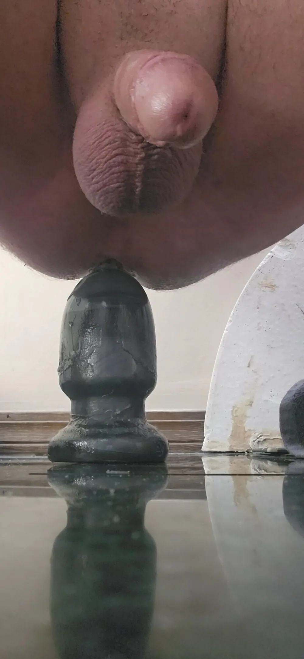 Presume dripping cock huge anal plug #10