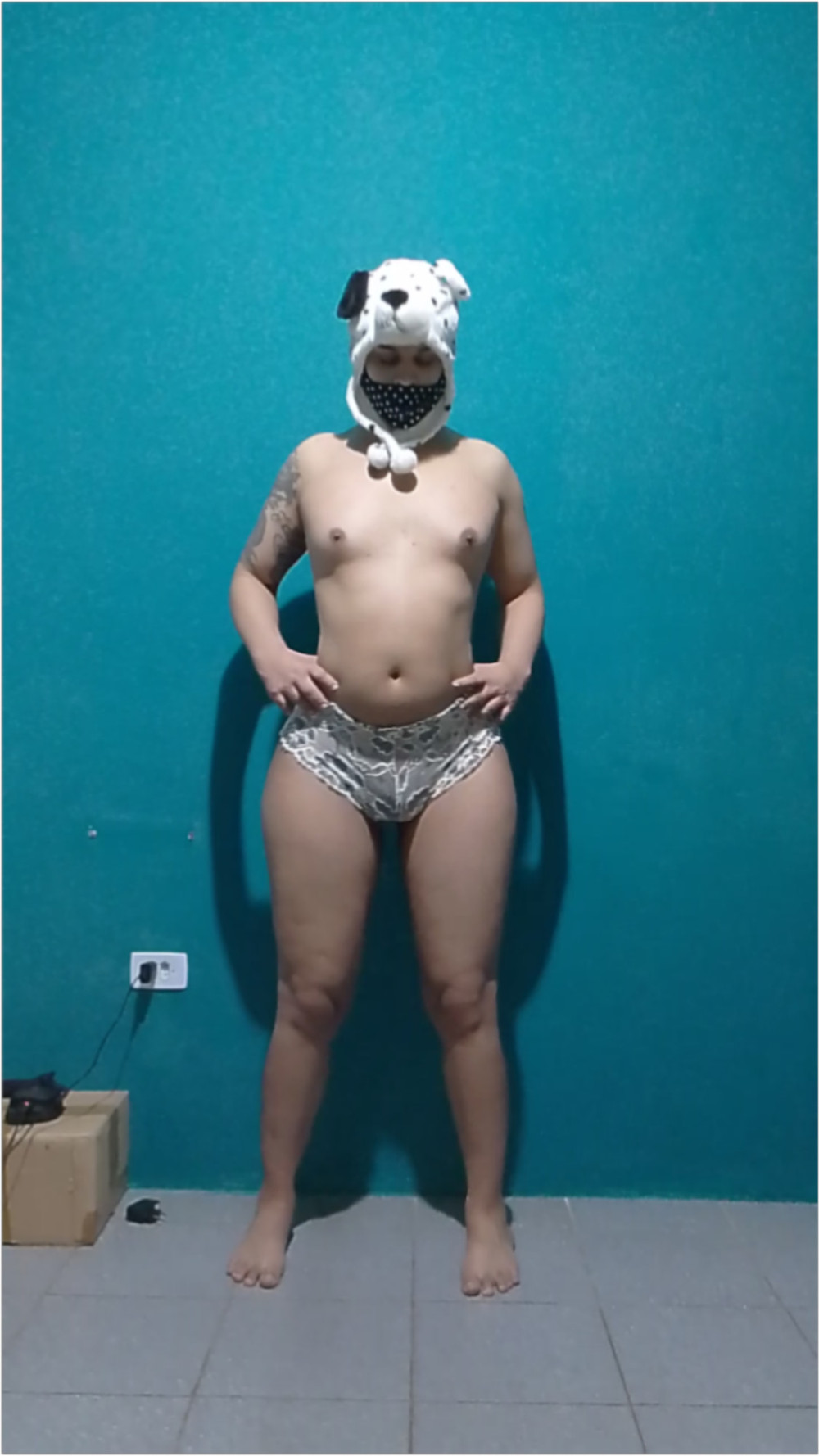 A timid 18-year-old femboy, wanting to feel a man's cock and #36