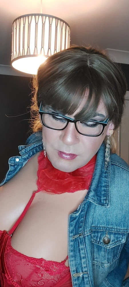 crossdressing juniper beri showing her charms #15