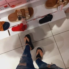 public crossdressing - shopping