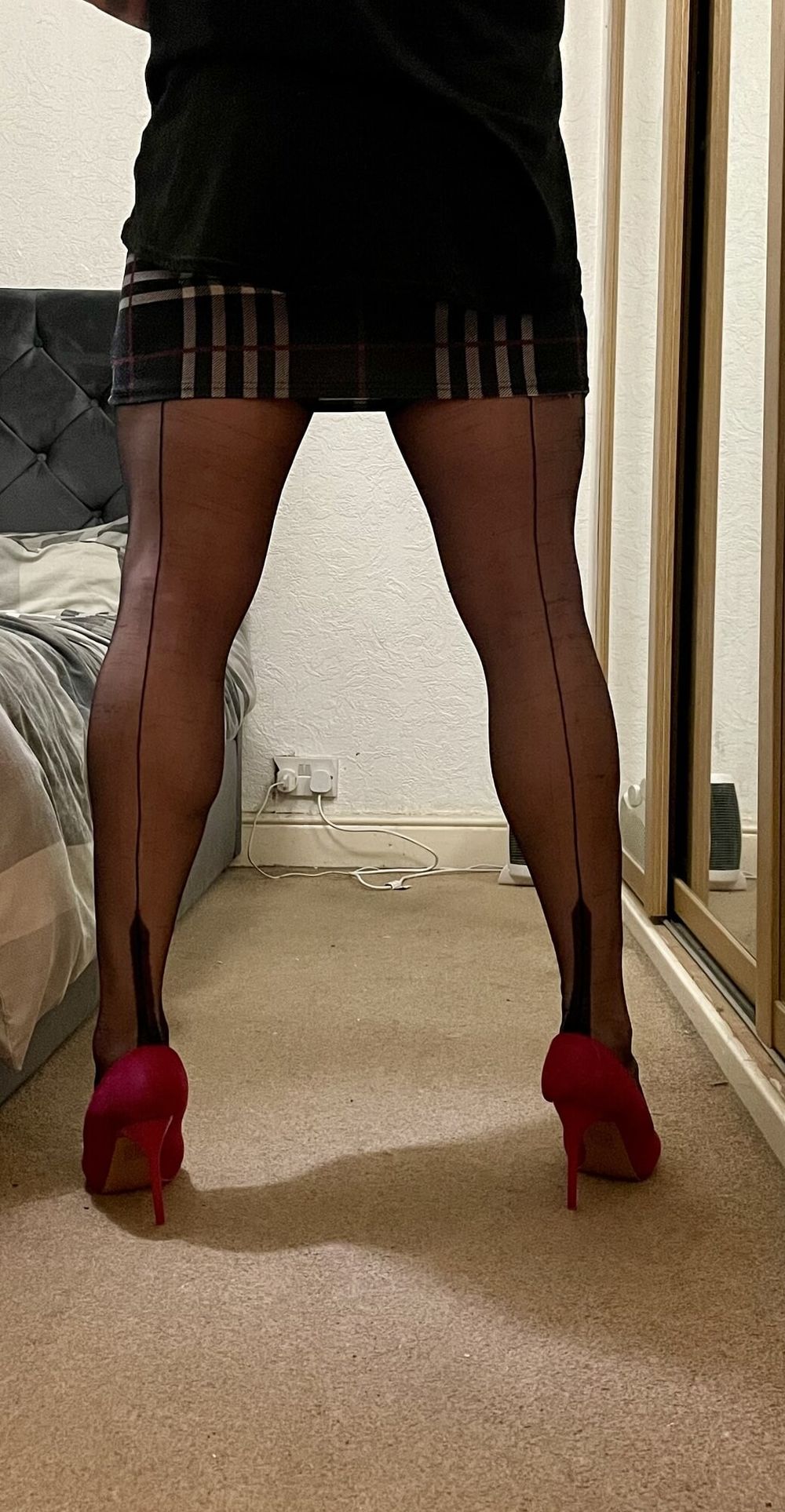 Cd wearing fully fashioned stockings  #7