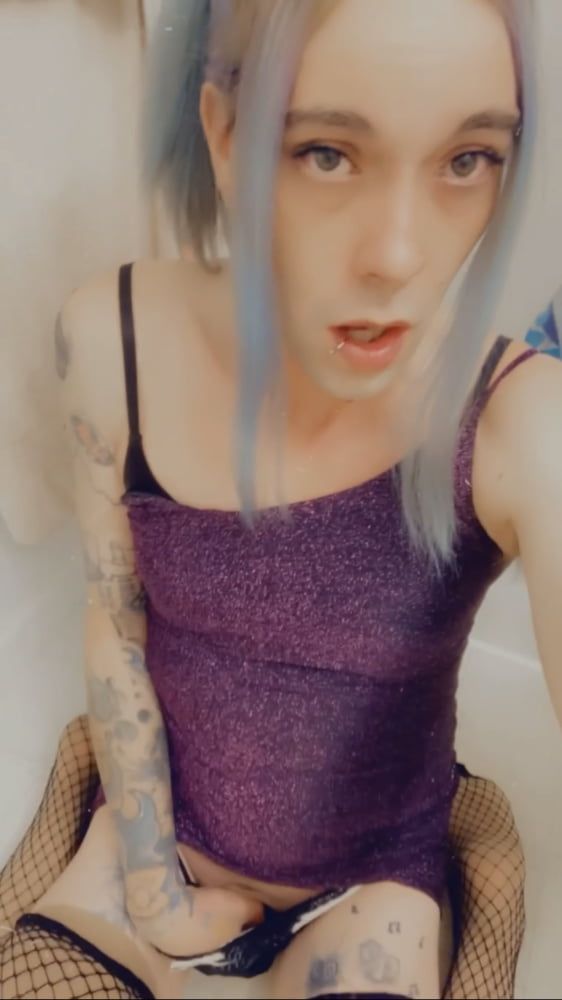 Hot Purple Minidress Slut #26