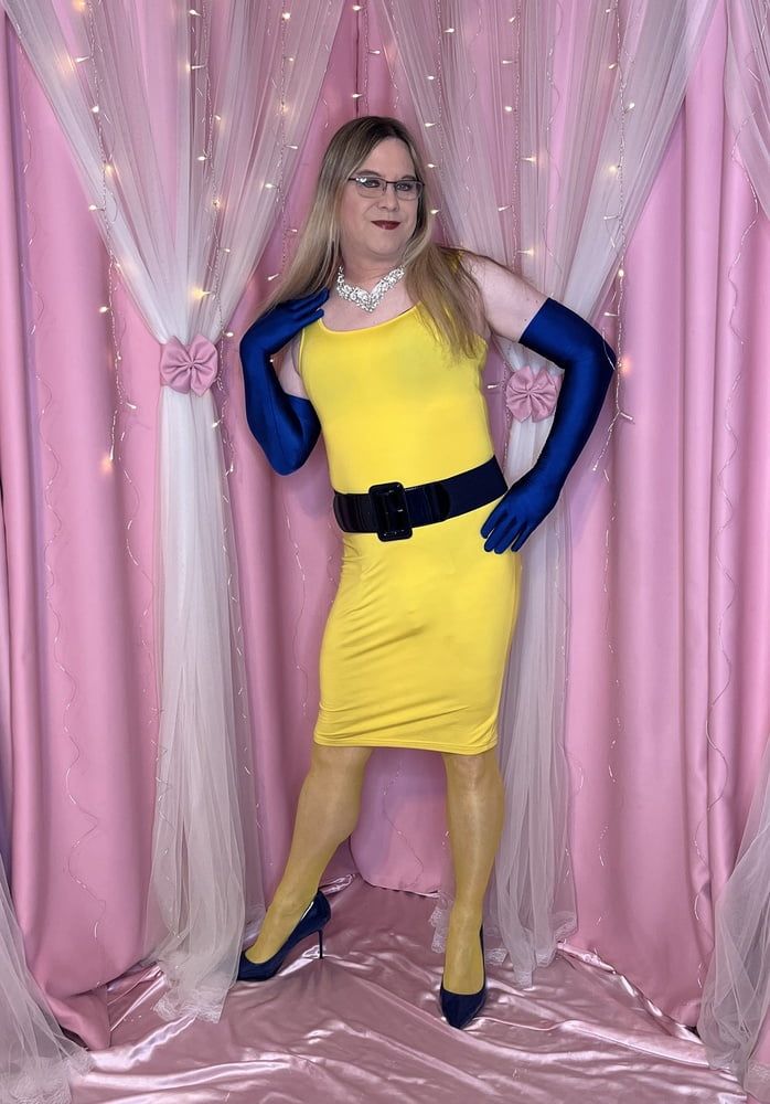 Joanie - Yellow Pencil Dress II #54
