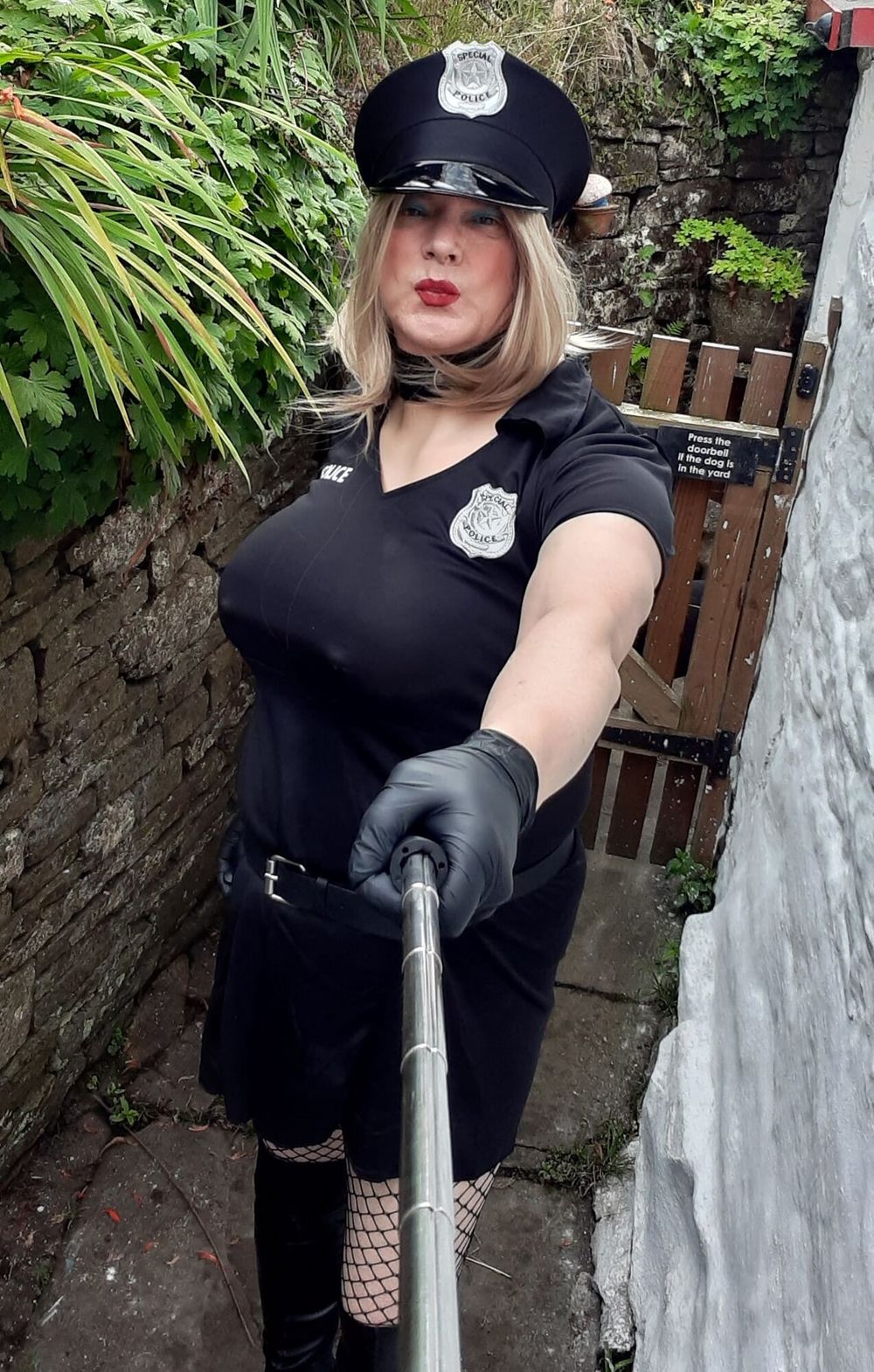 sissy cop outdoors #10