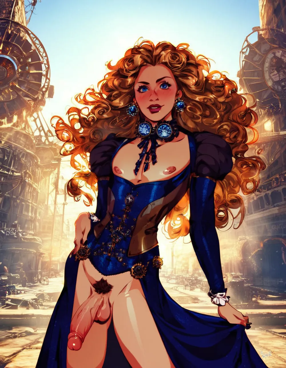 02_Steampunk Fashion Femboy (Art style) #16