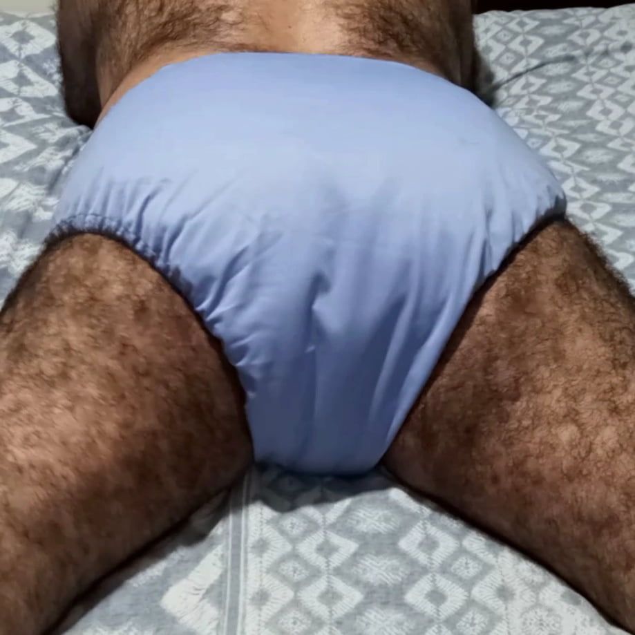 WEARING BLUE DIAPER TO RELAX... #9
