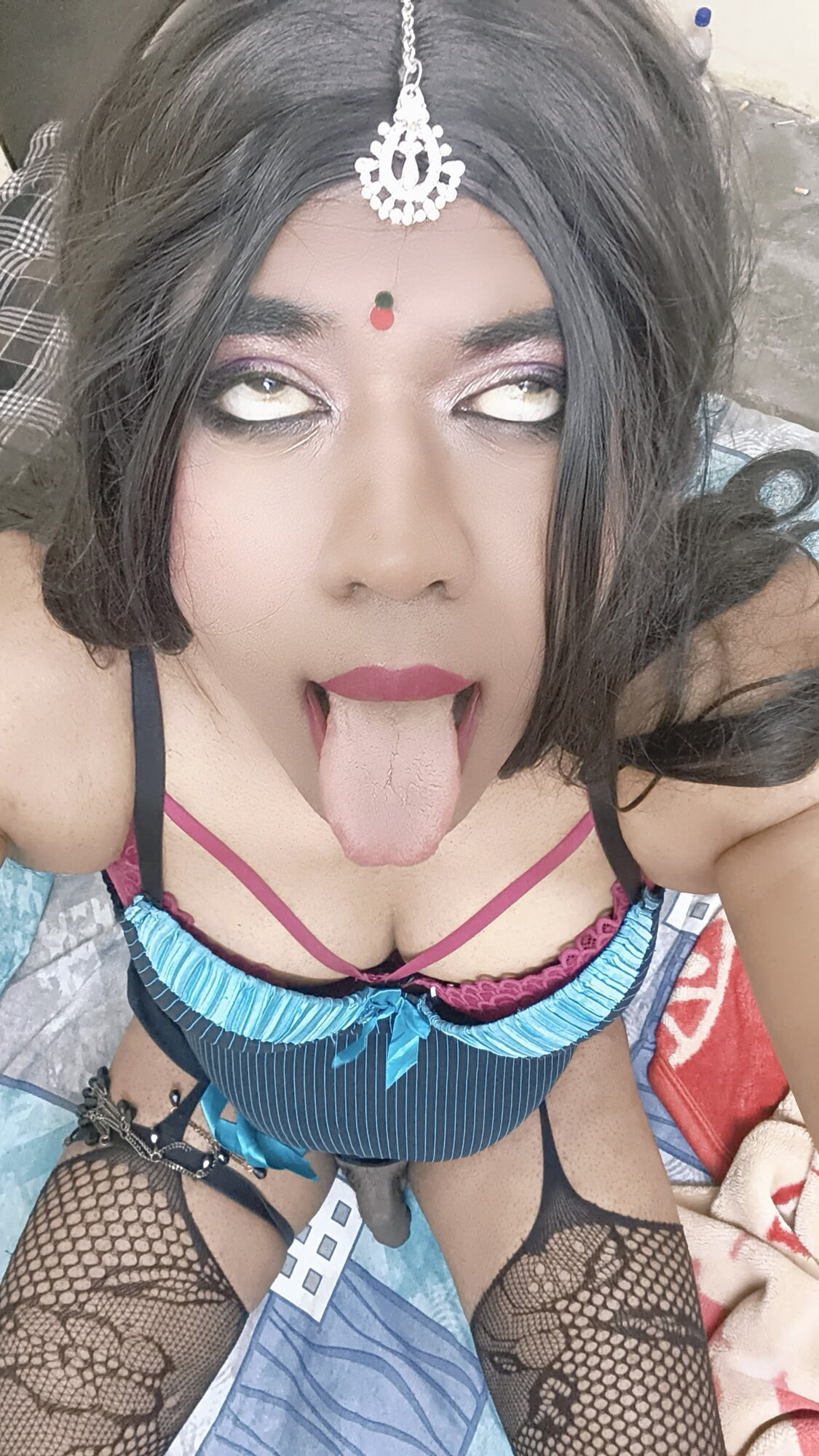 Verronika69 ts goddess showing her 8+ inch clit  #22