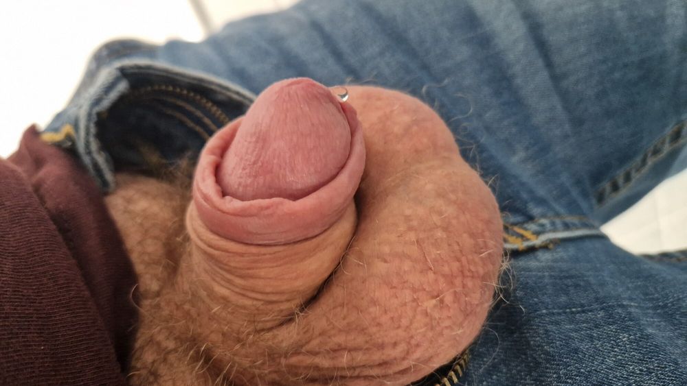 Uncut foreskin penis fun #4