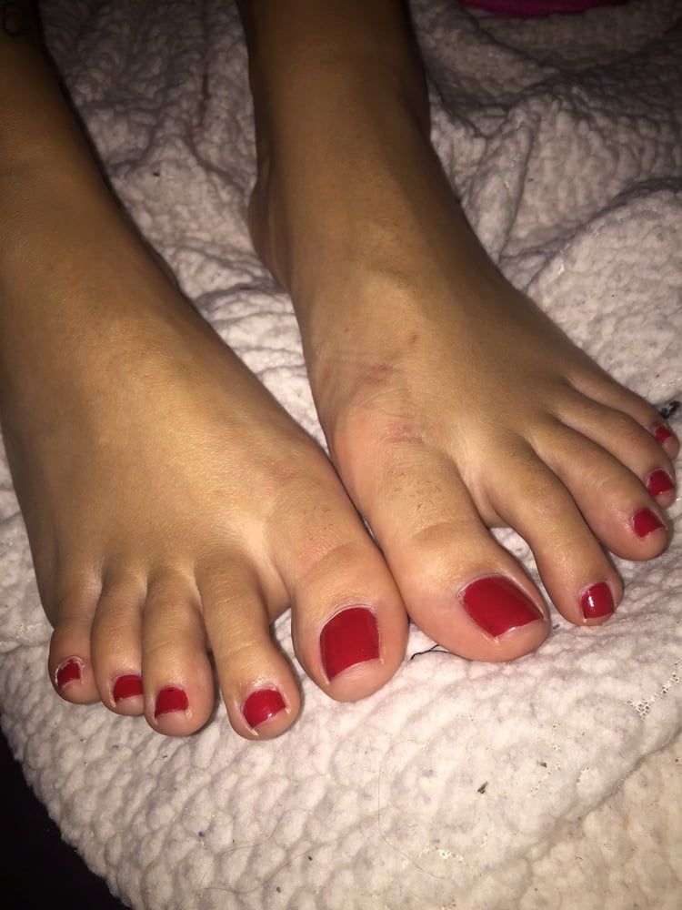 Cum Covered Latina Toes #39