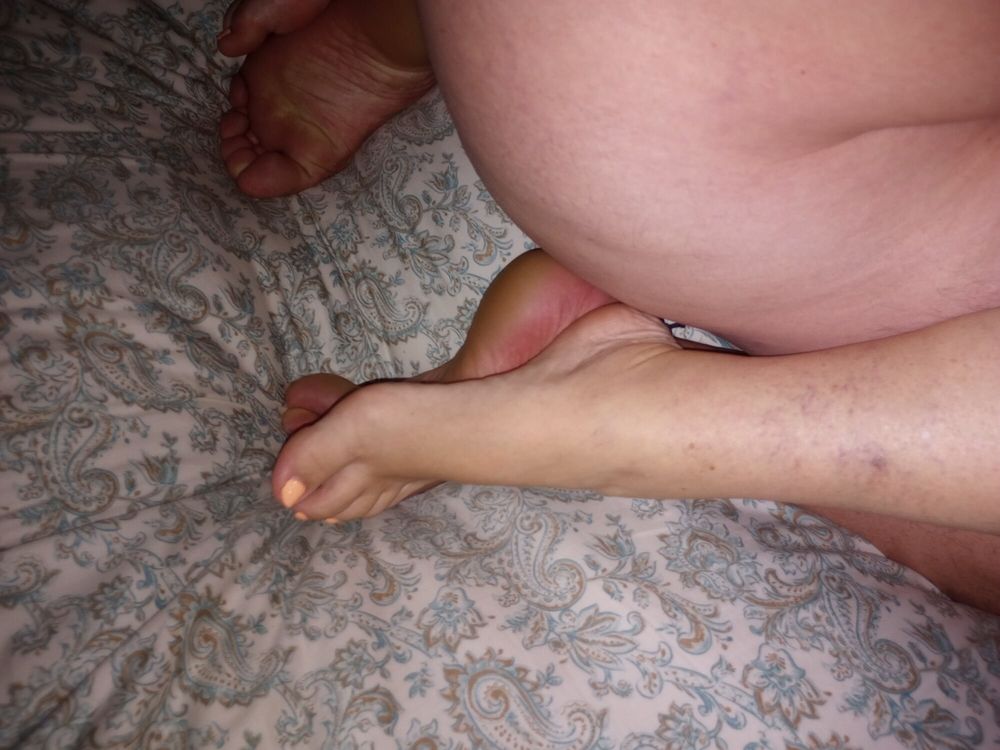 Our feet during sex