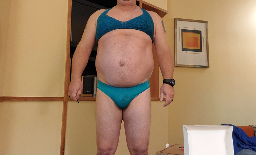 Me with borrowed panties #22