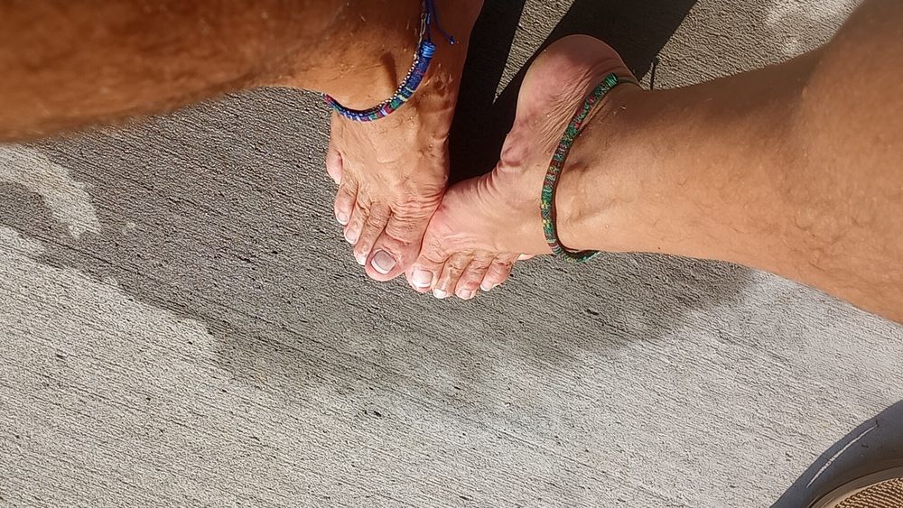 Showing off our feet #2