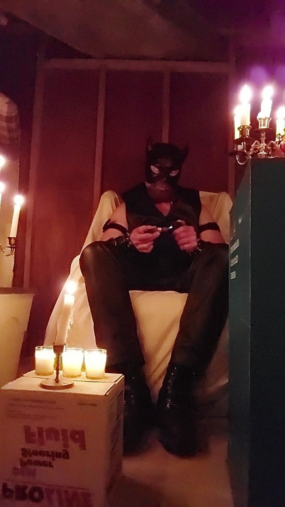 Leather master in his private place #3