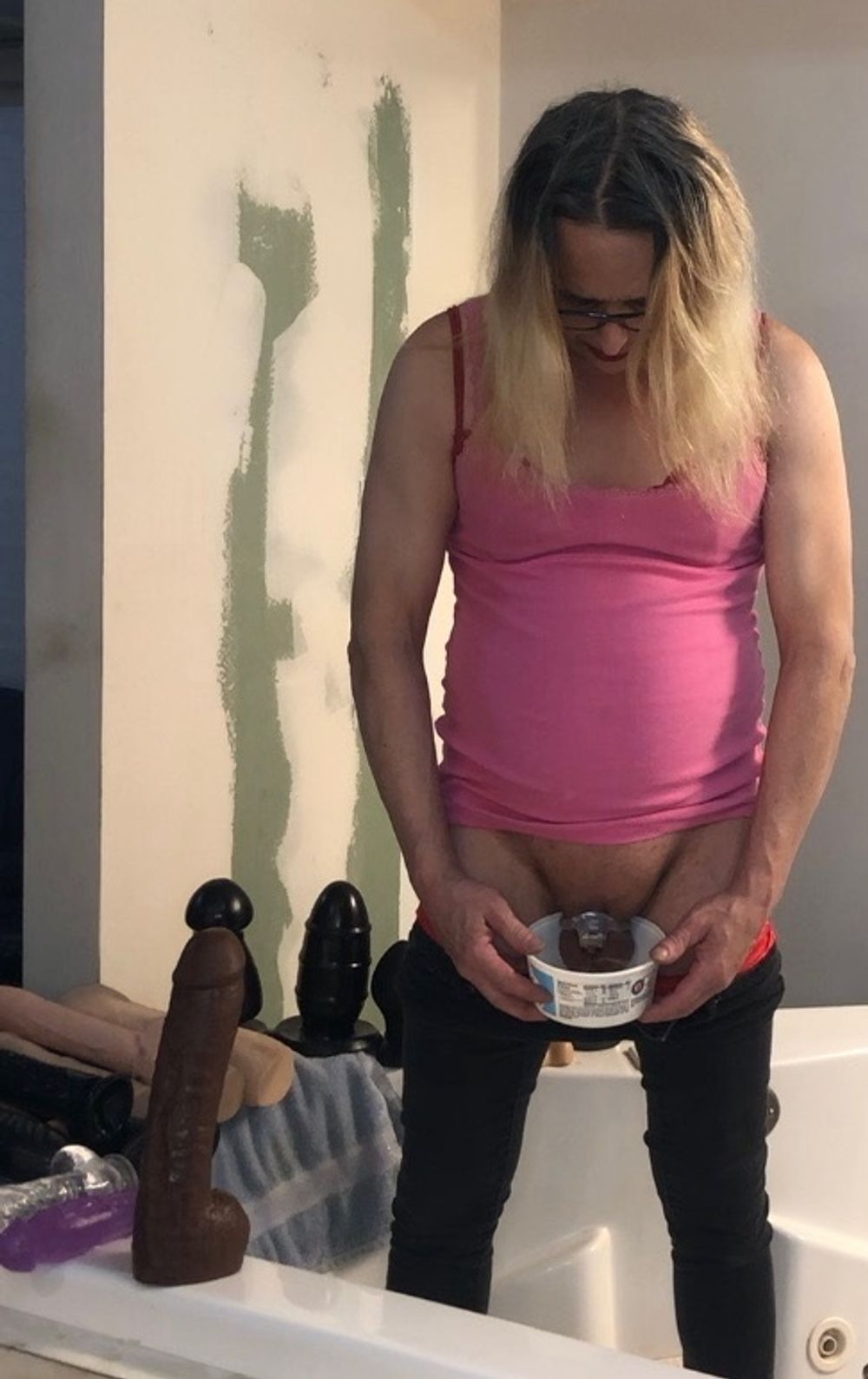 Sissy Slut Ashley Jolene Getting Soaked with Piss #14