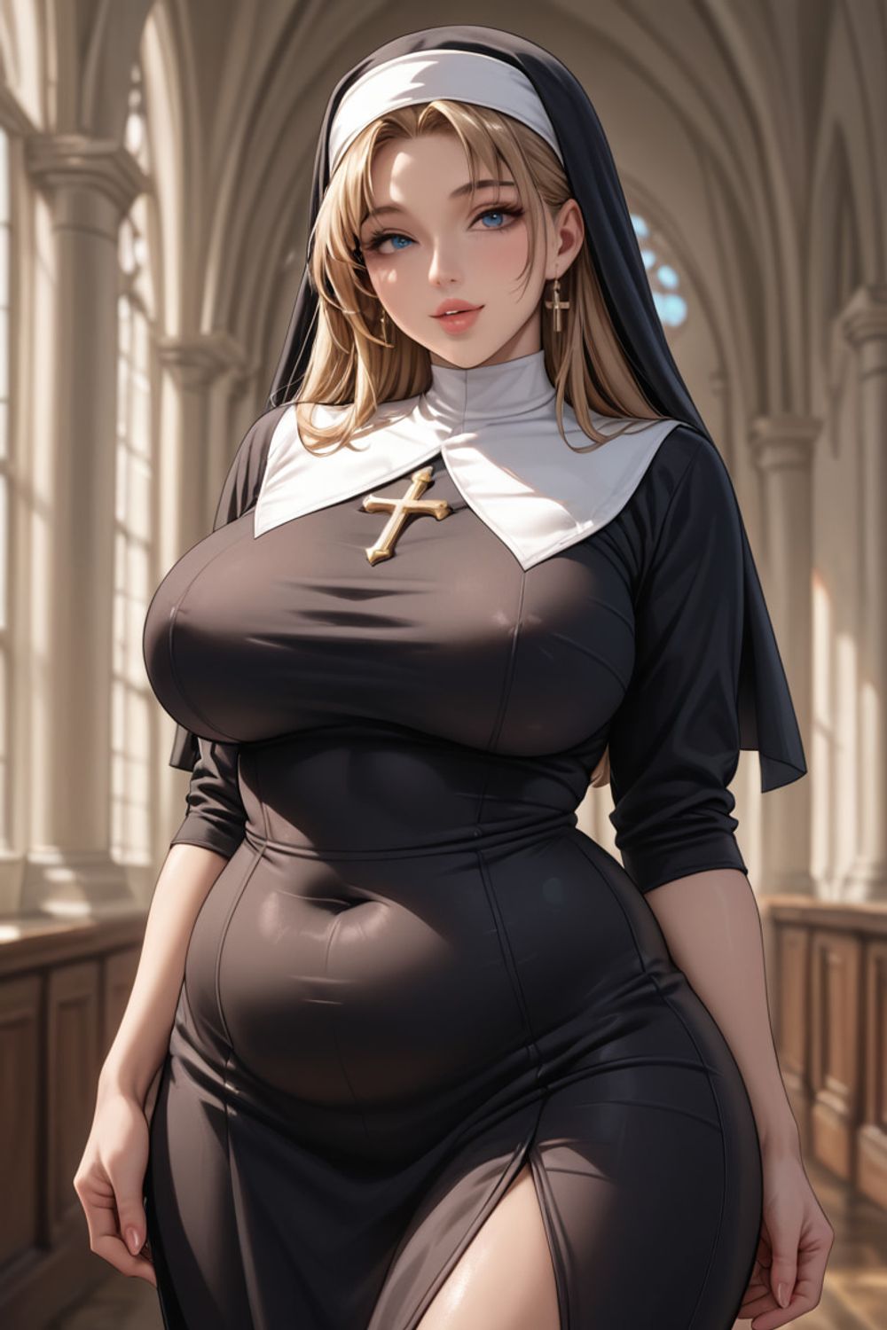 Attractive Busty Nun #20