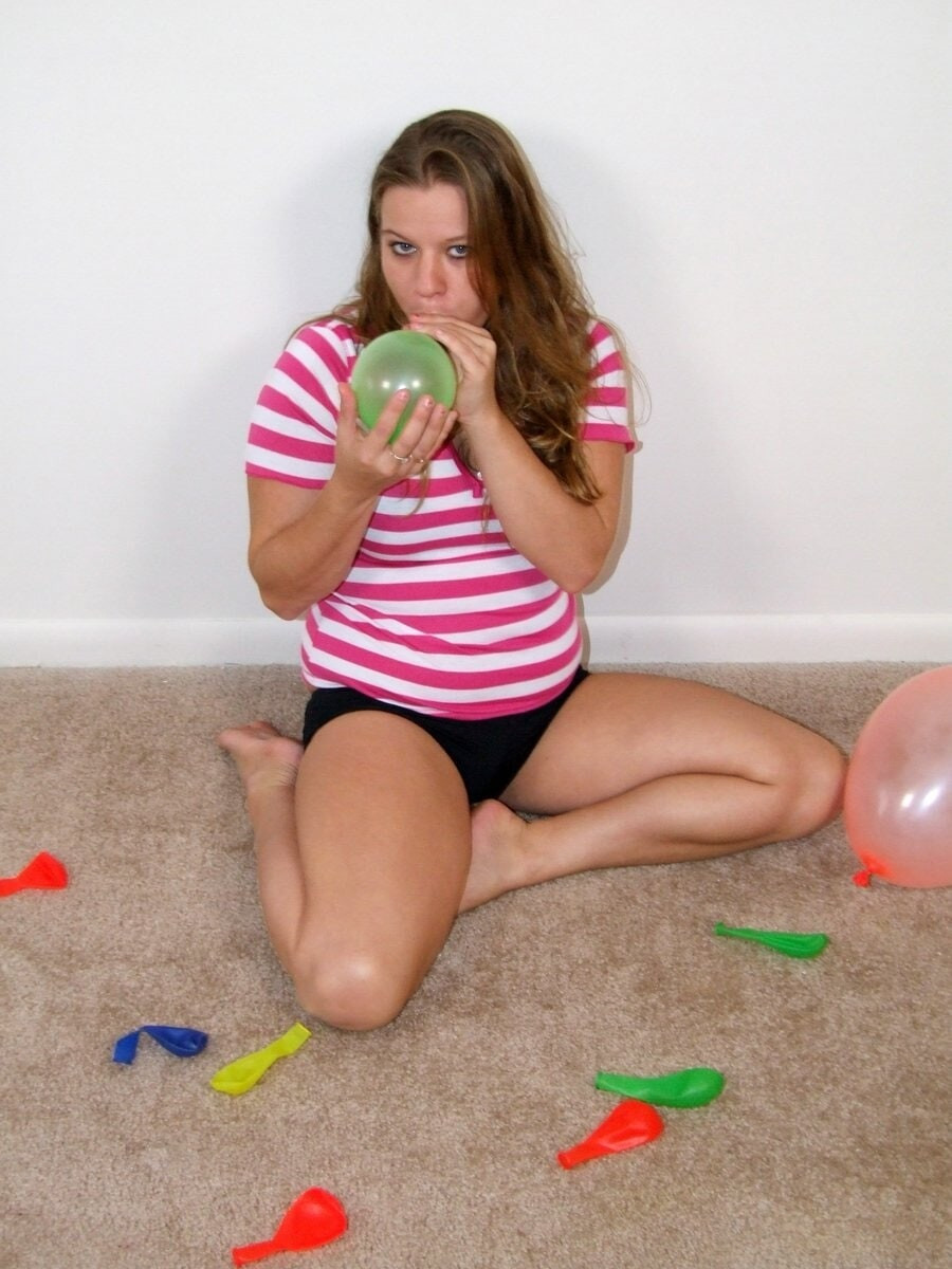 Christy Heart playing with Balloons #12