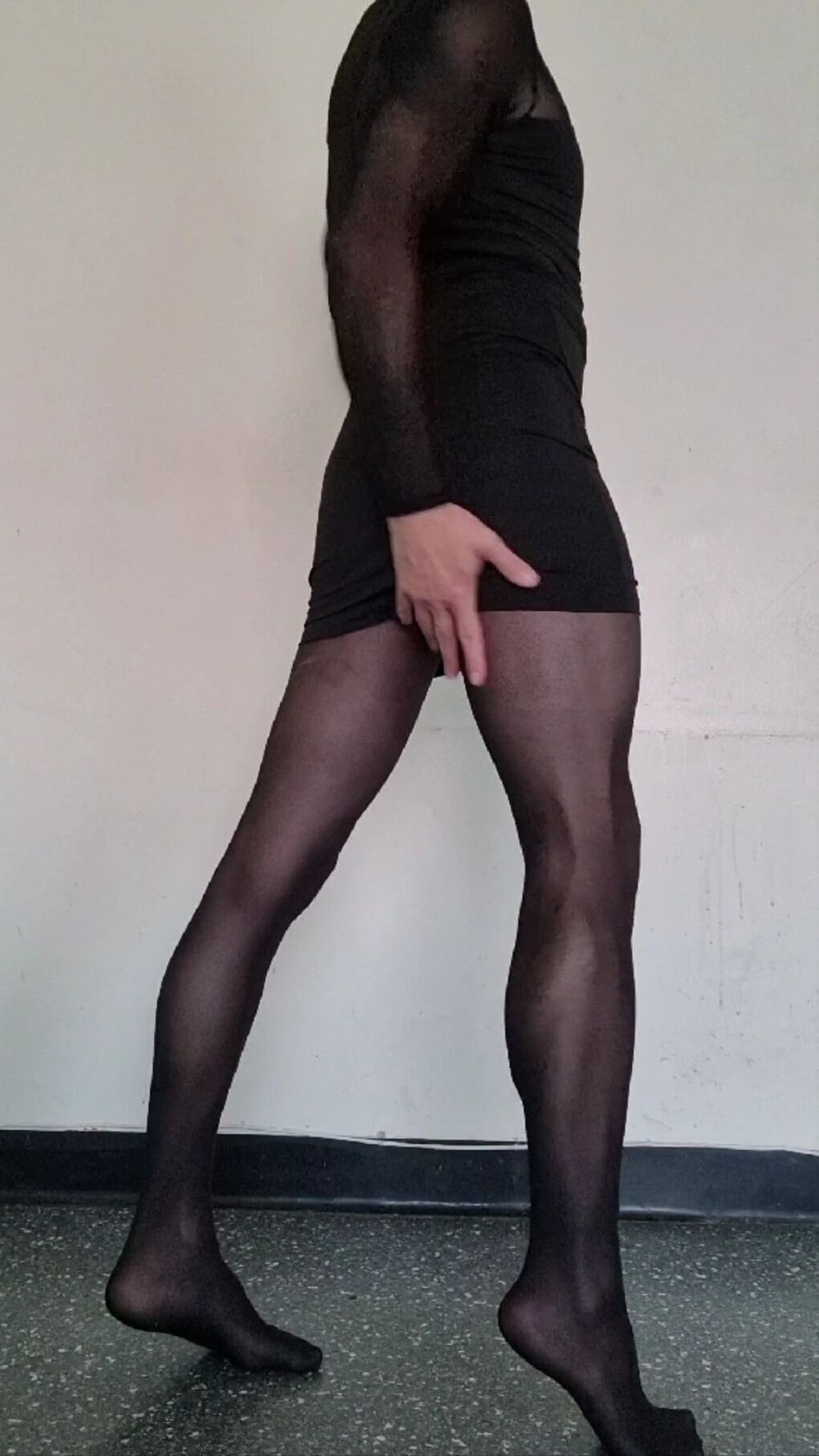 Playing in wolford pantyhose #3