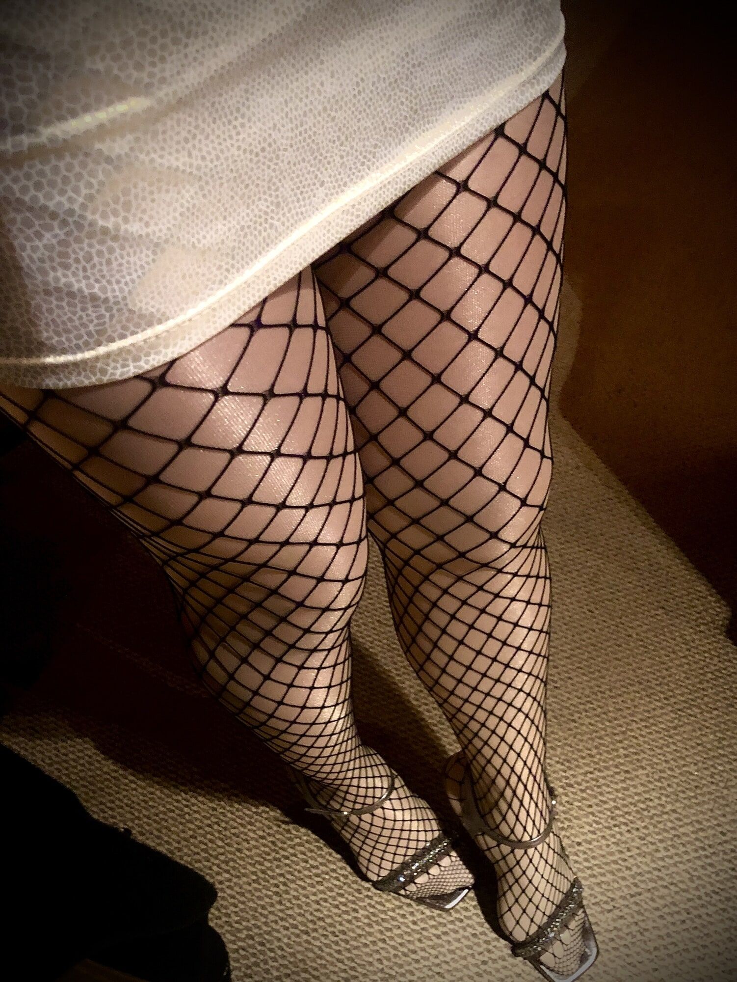 My legs on shiny pantyhose! #32