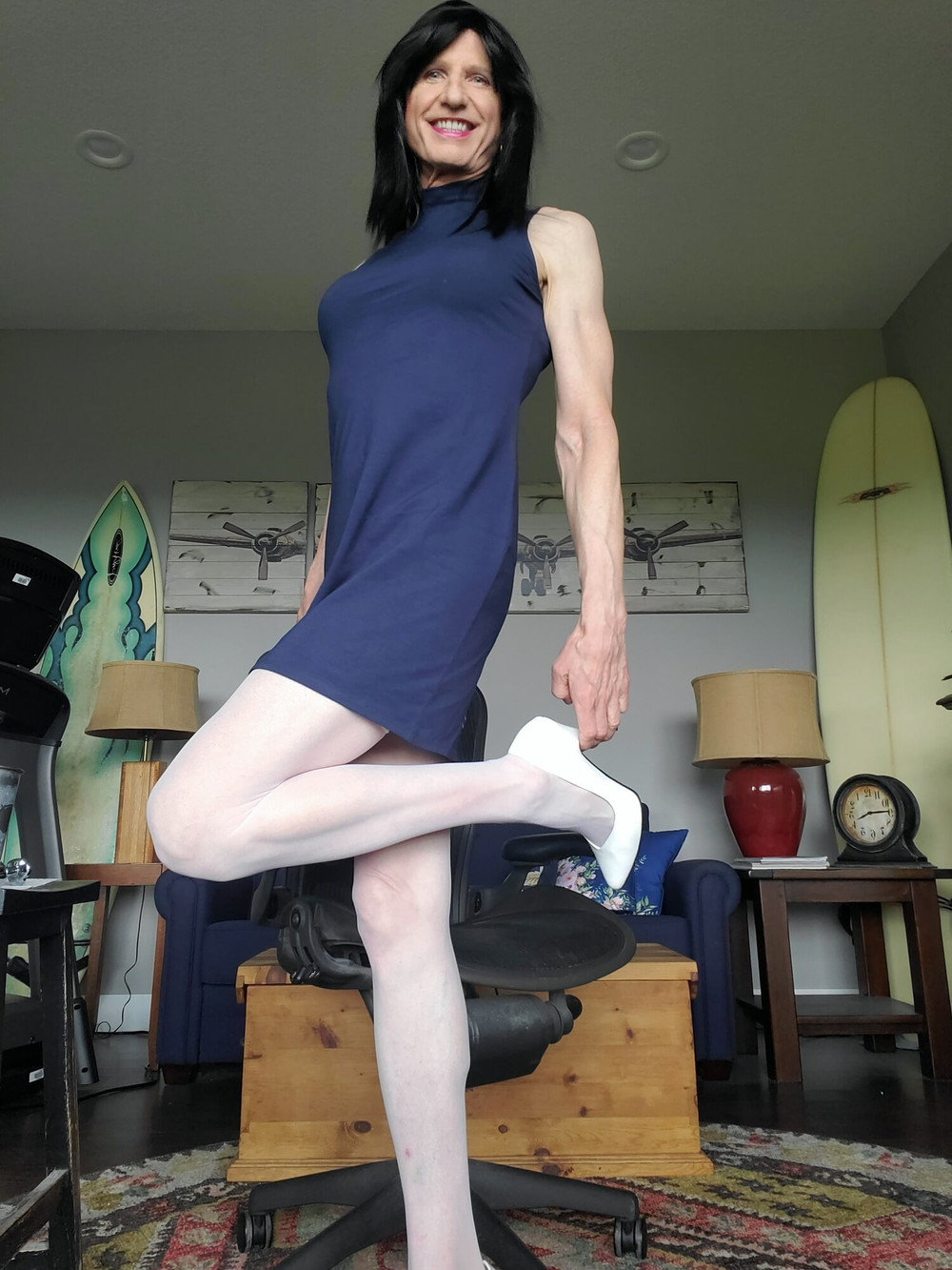 Blue dress four #4