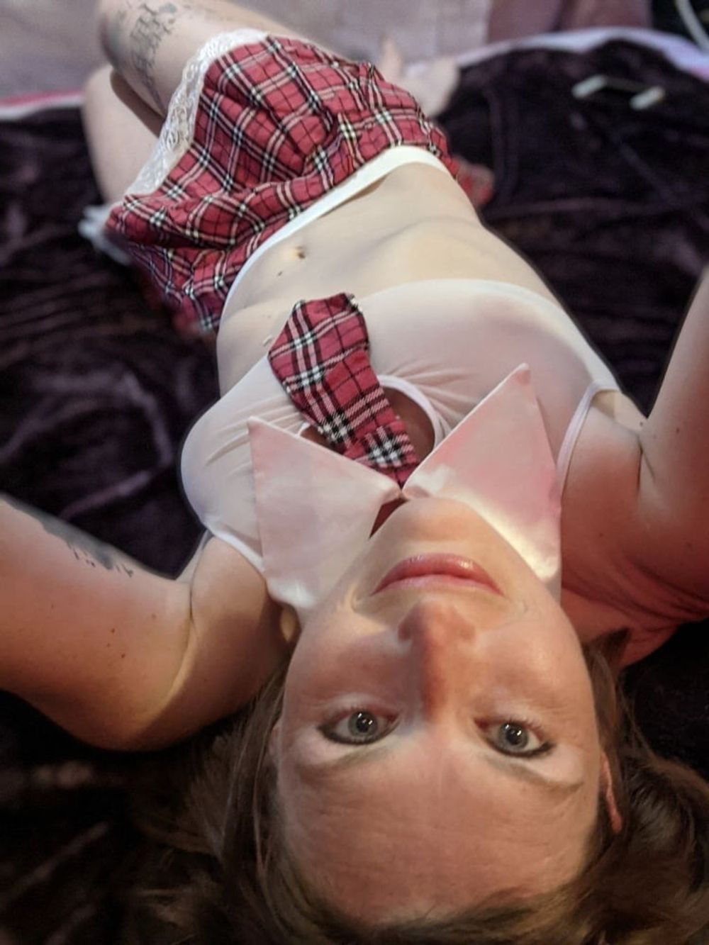 Super Sexy Smoking Hot Schoolgirl Outfit Shoot #9