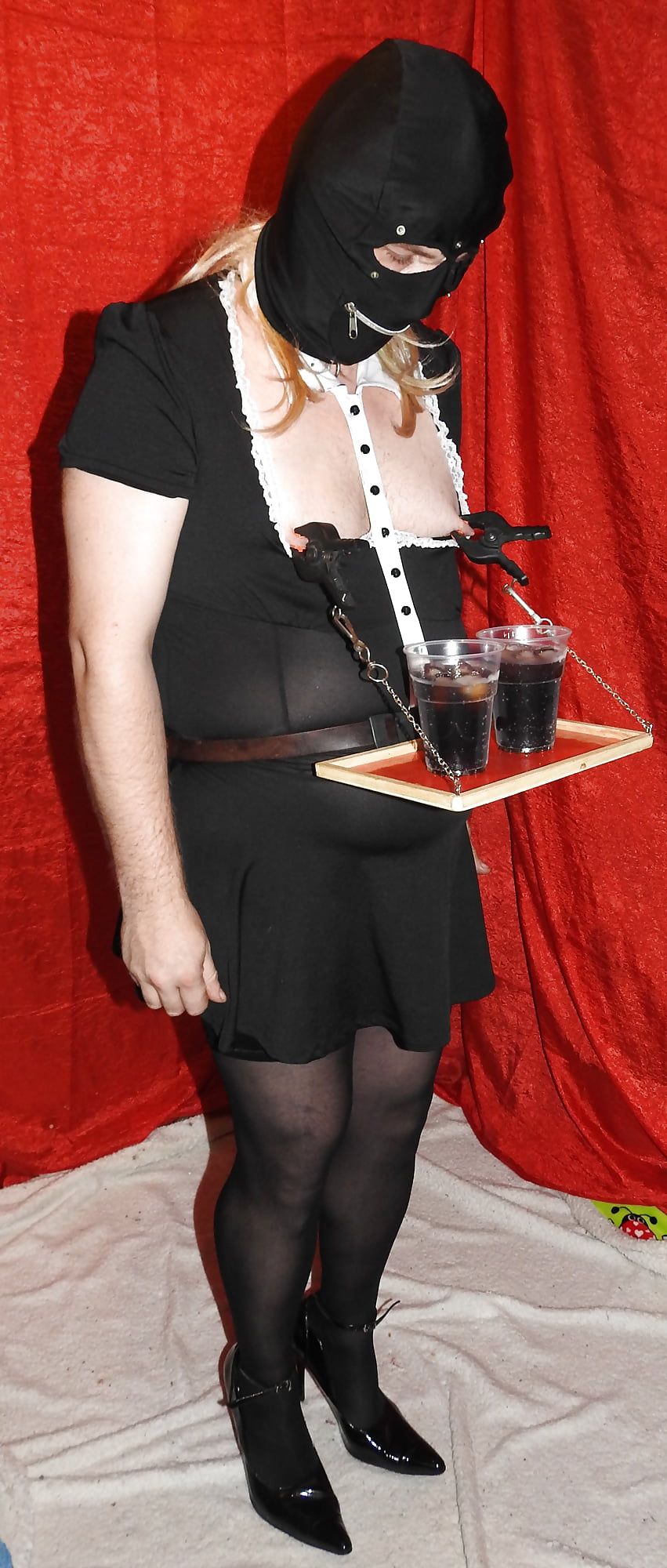 SissyMaid served cold drinks #9