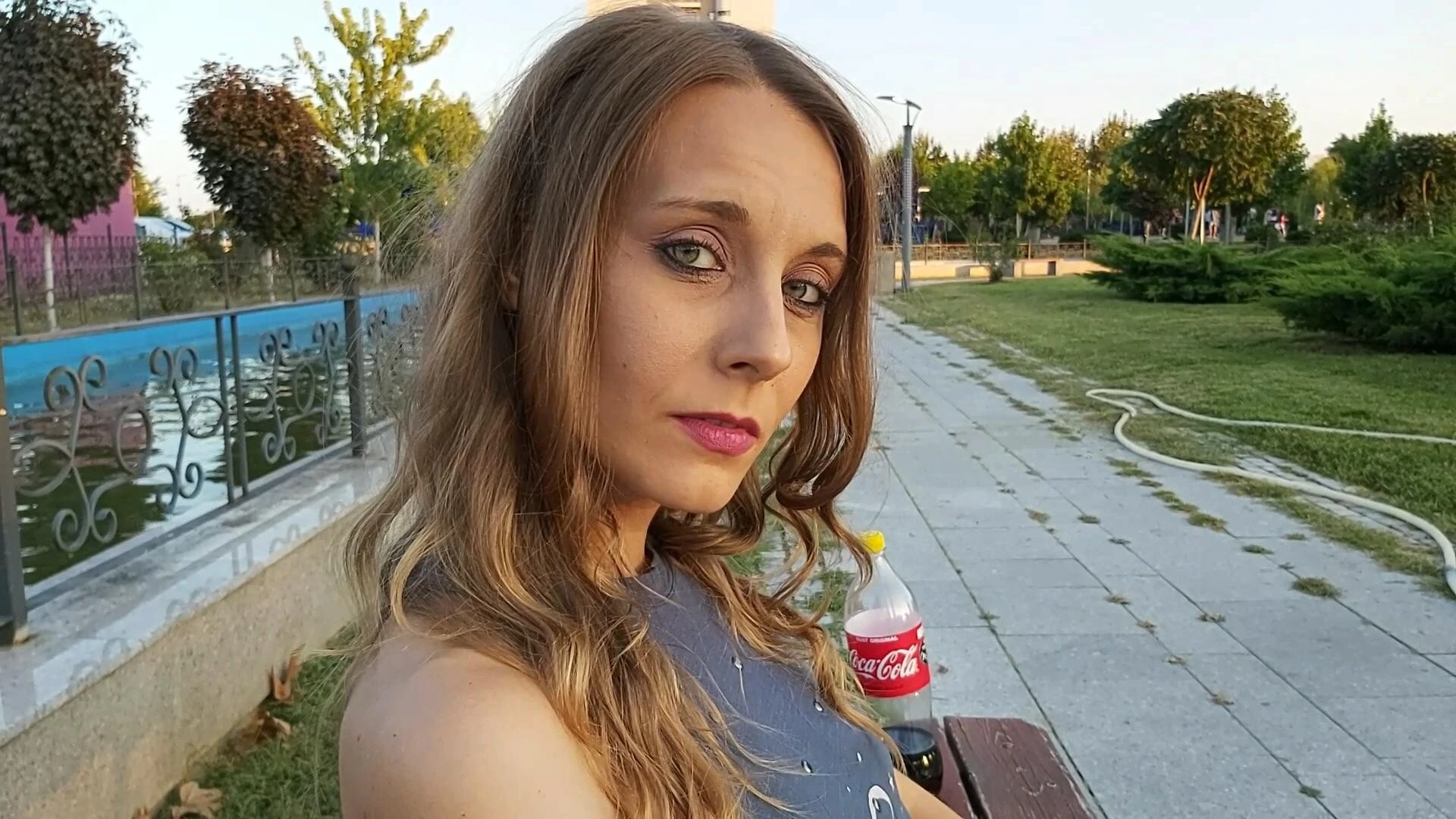 Picked up a slut in the park for a sloppy blowjob #47