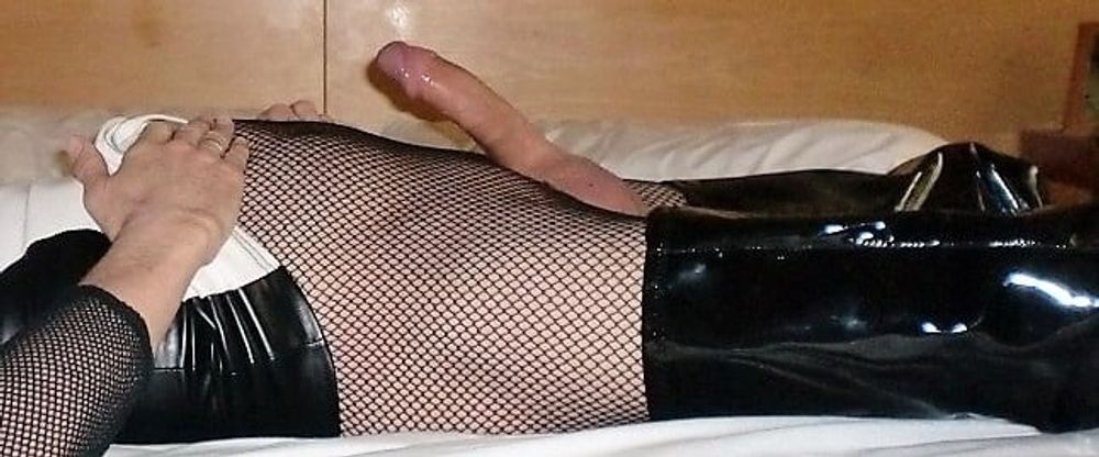 PVC Crossdresser with cock #5